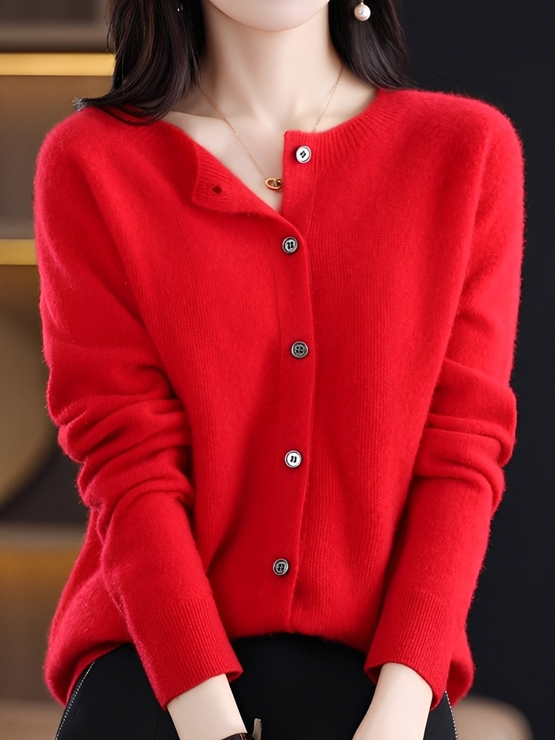 Arabella - Bequemer Damenpulli aus Wolle mit lockerem Stil