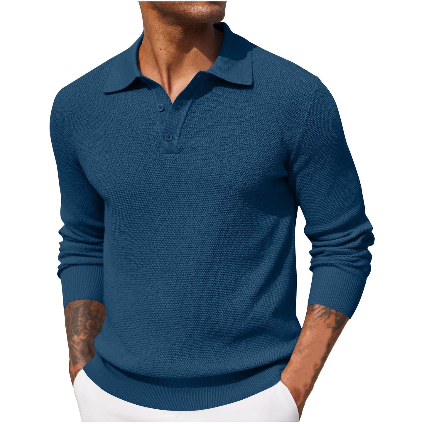 Harrison - Bequemes Langarmshirt für Herren