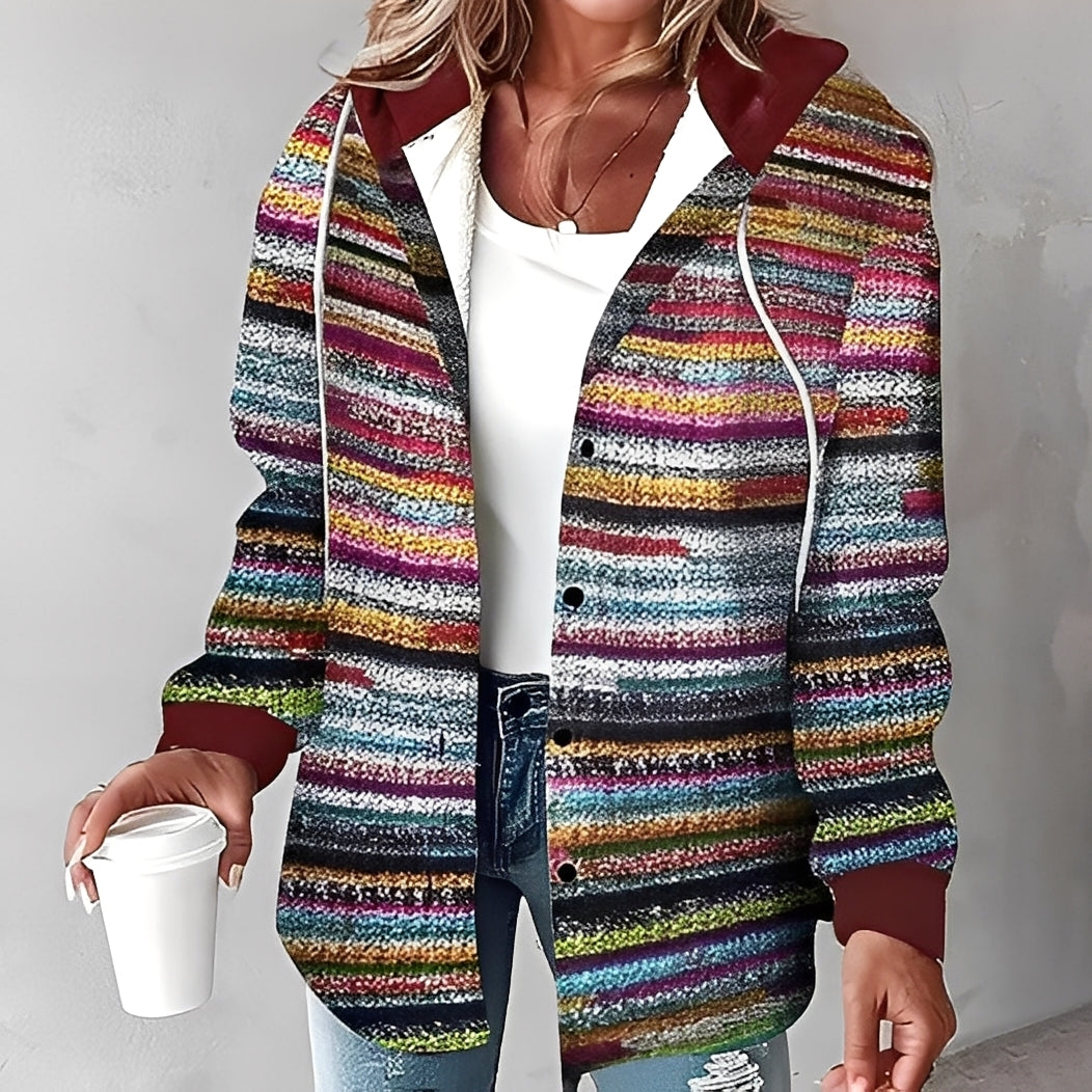 Briana - Gemütliche, warme Damen-Kapuzenjacke