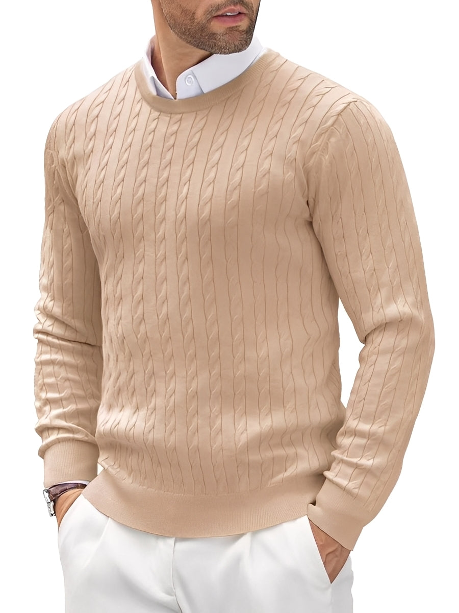 Romilly - Bequemer, schmal geschnittener Männerpullover