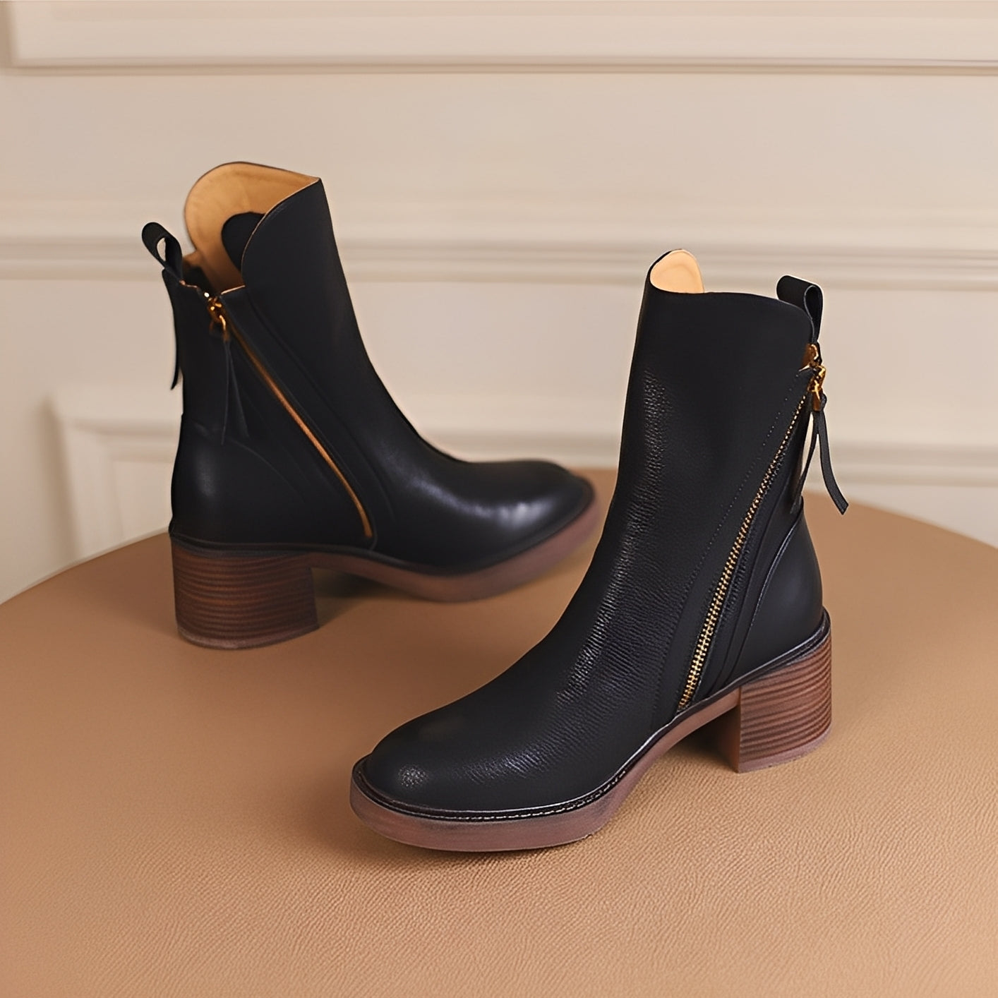 Pamella - Zeitlose Damenlederstiefel