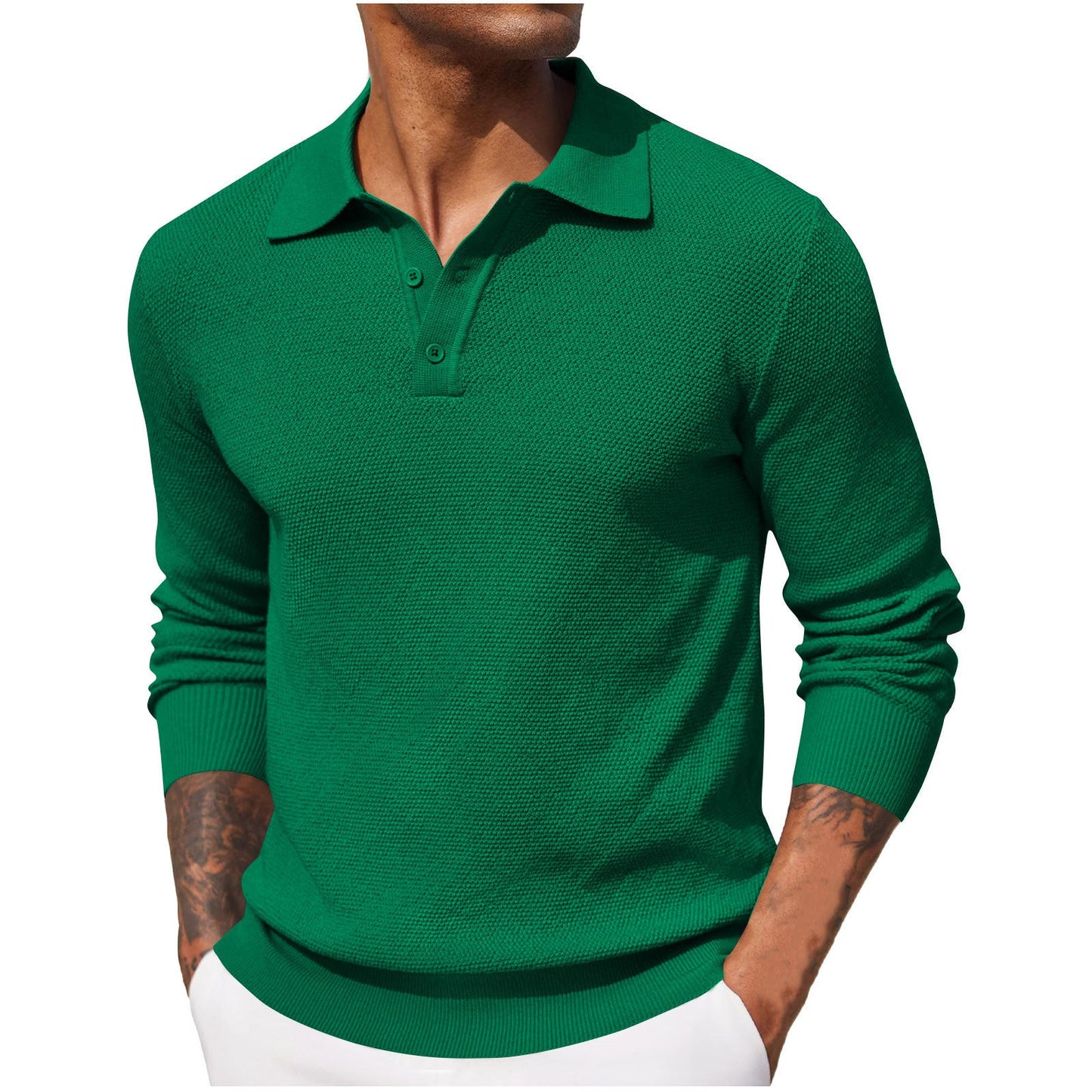 Harrison - Bequemes Langarmshirt für Herren