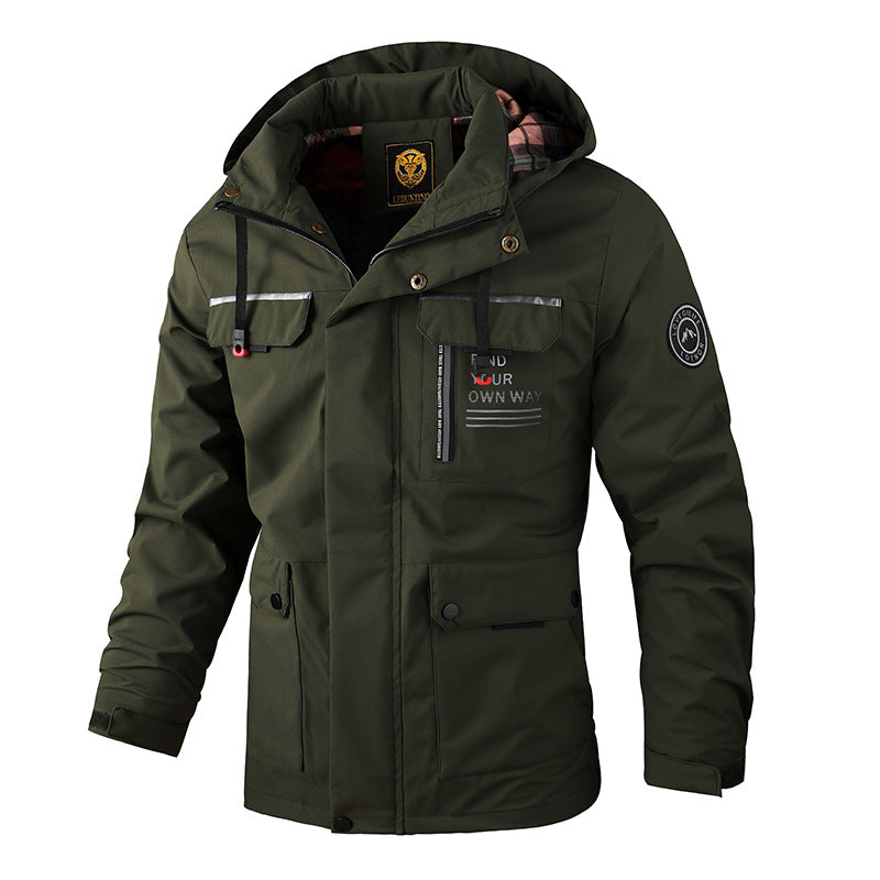 Millard - Zeitgemäße wasserfeste Cargo-Jacke für Männer