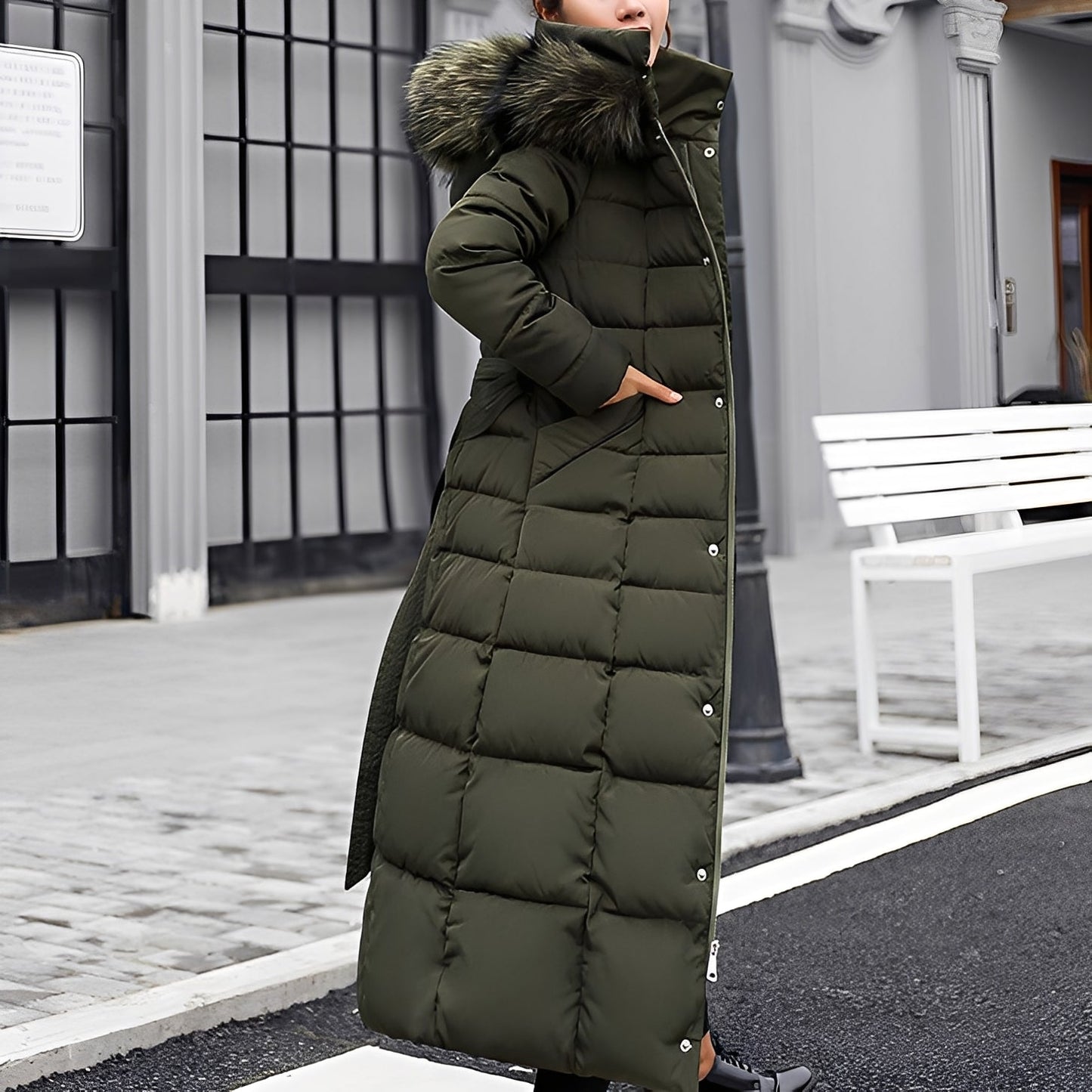 Geraldine - Bequem gefütterte Winterjacke für Frauen