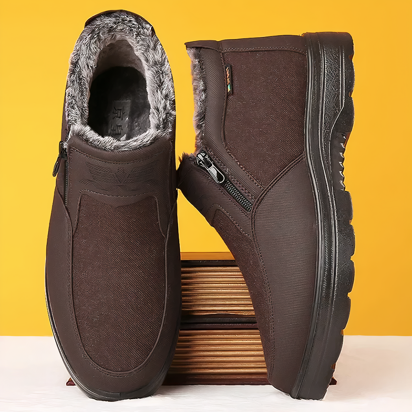 Earl - Warme Winter-Schuhe für Herren mit orthopädischem Design