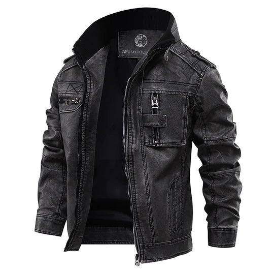 Franky - Traditionelle Herrenlederjacke