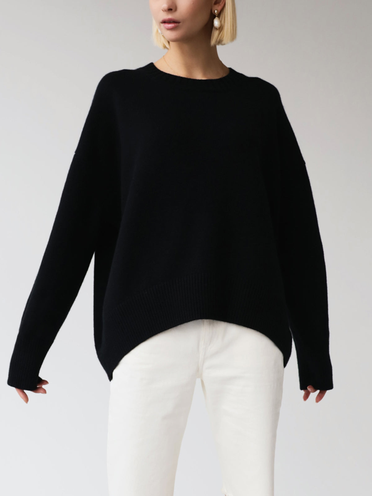 Amara – Große Größen Pullover „Zuckerwatte“