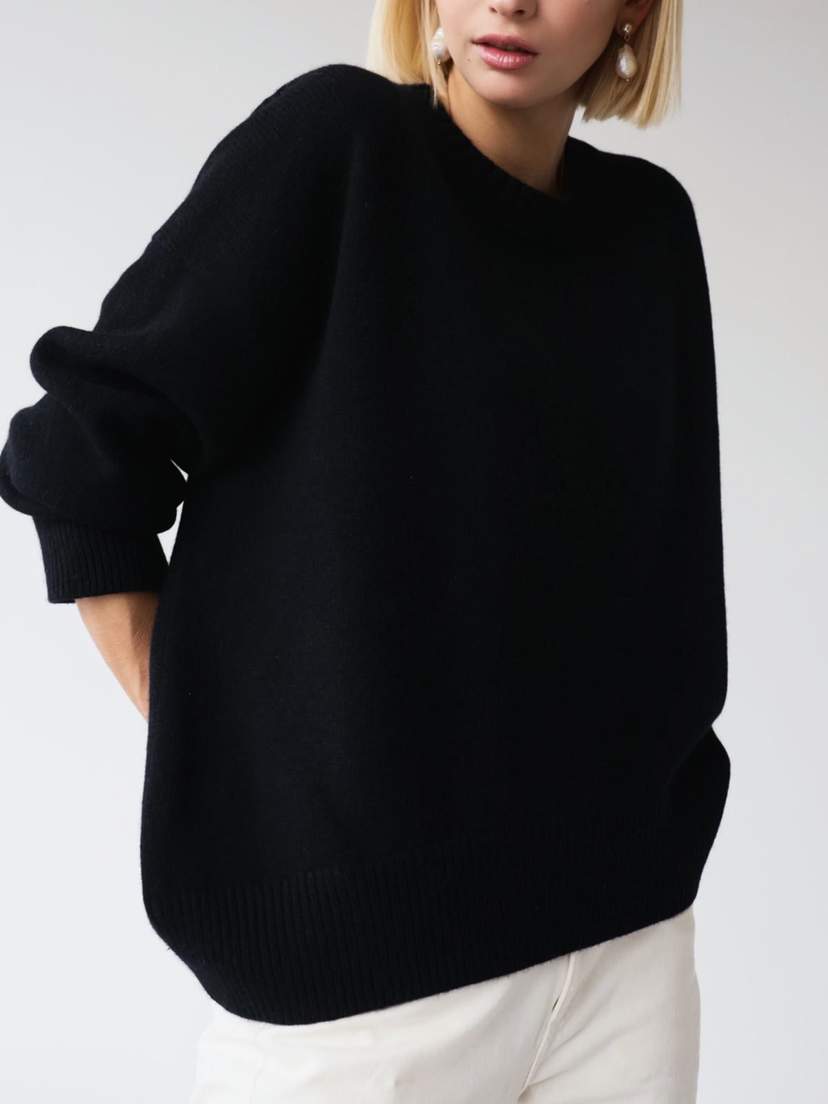 Amara – Große Größen Pullover „Zuckerwatte“