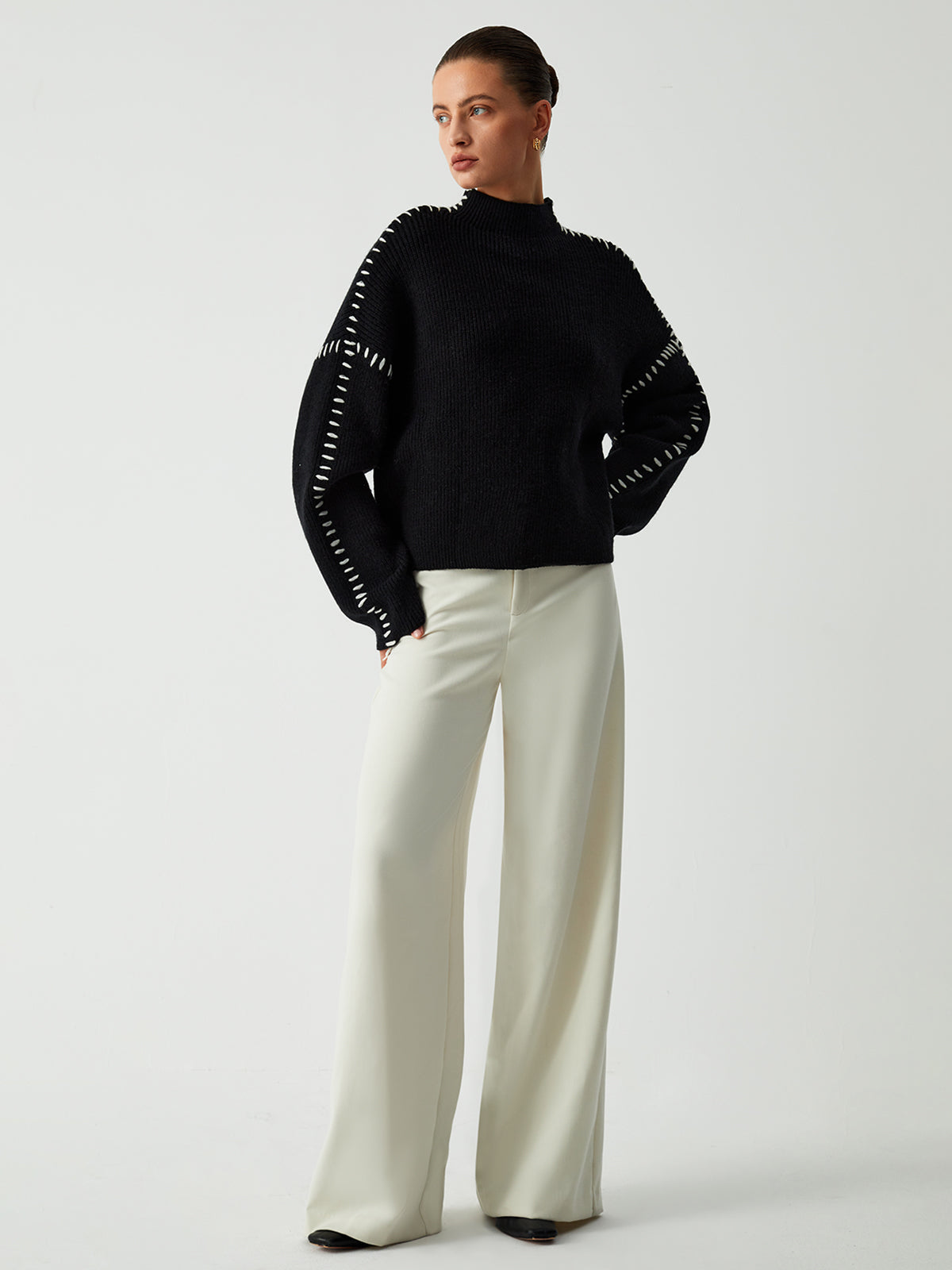 Theresa – Locker sitzender Rollkragenpullover