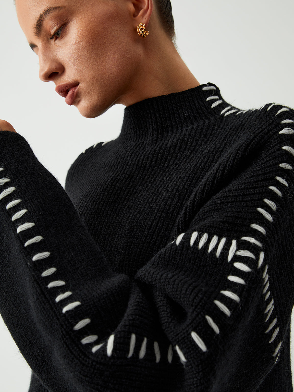 Theresa – Locker sitzender Rollkragenpullover