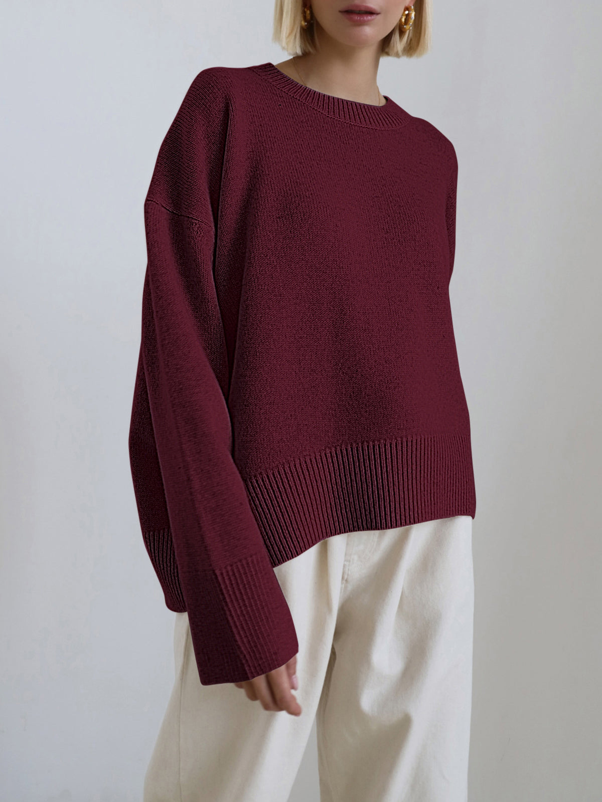 Amara – Große Größen Pullover „Zuckerwatte“