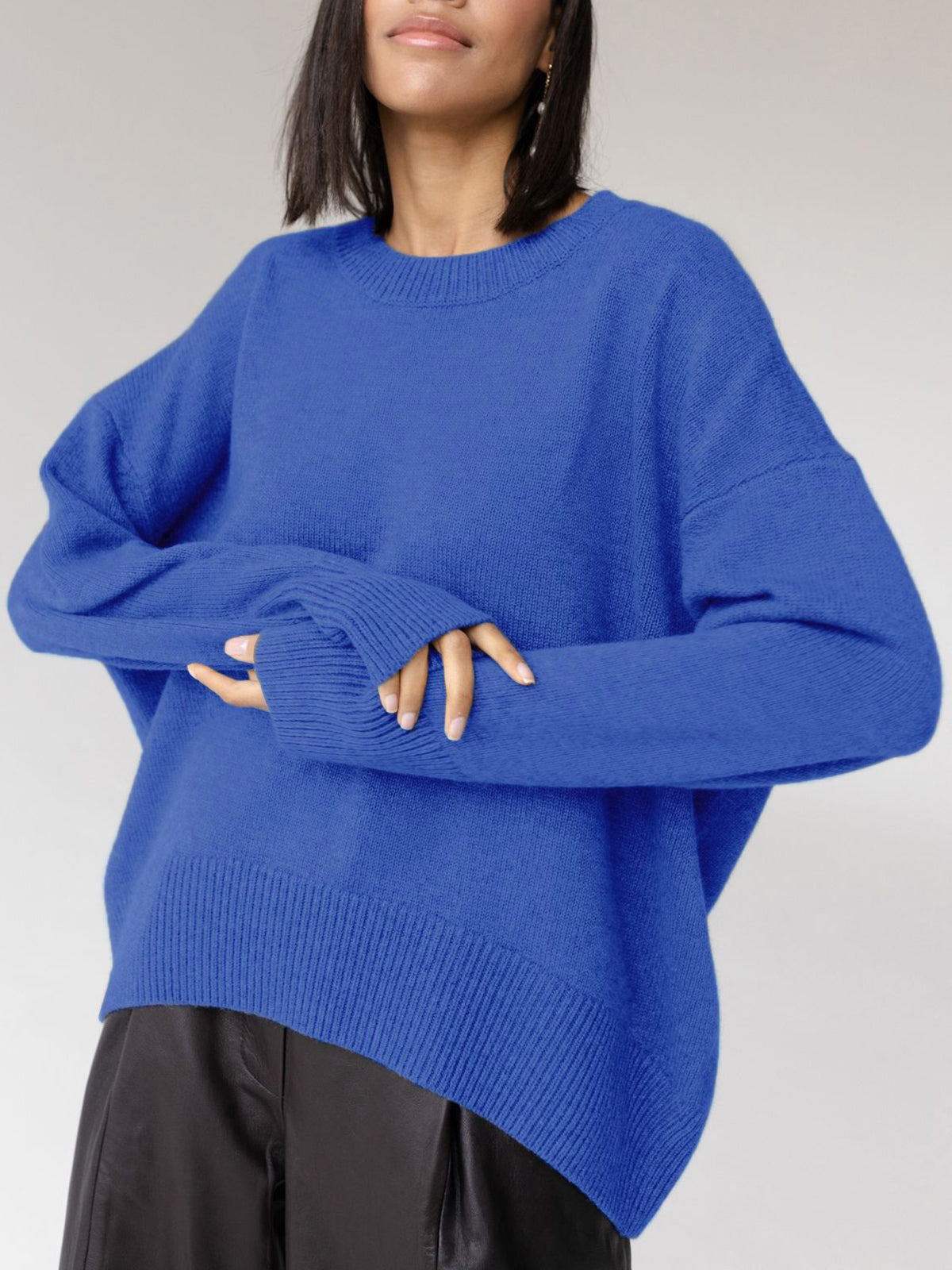 Amara – Große Größen Pullover „Zuckerwatte“
