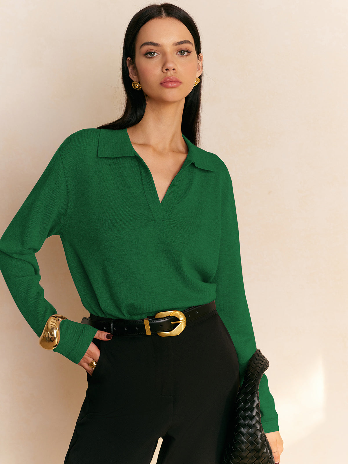 Fiona – Pullover mit losem Kragen