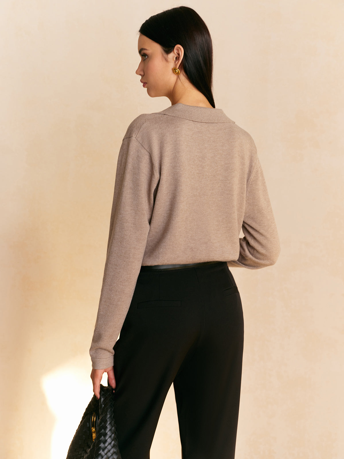 Fiona – Pullover mit losem Kragen