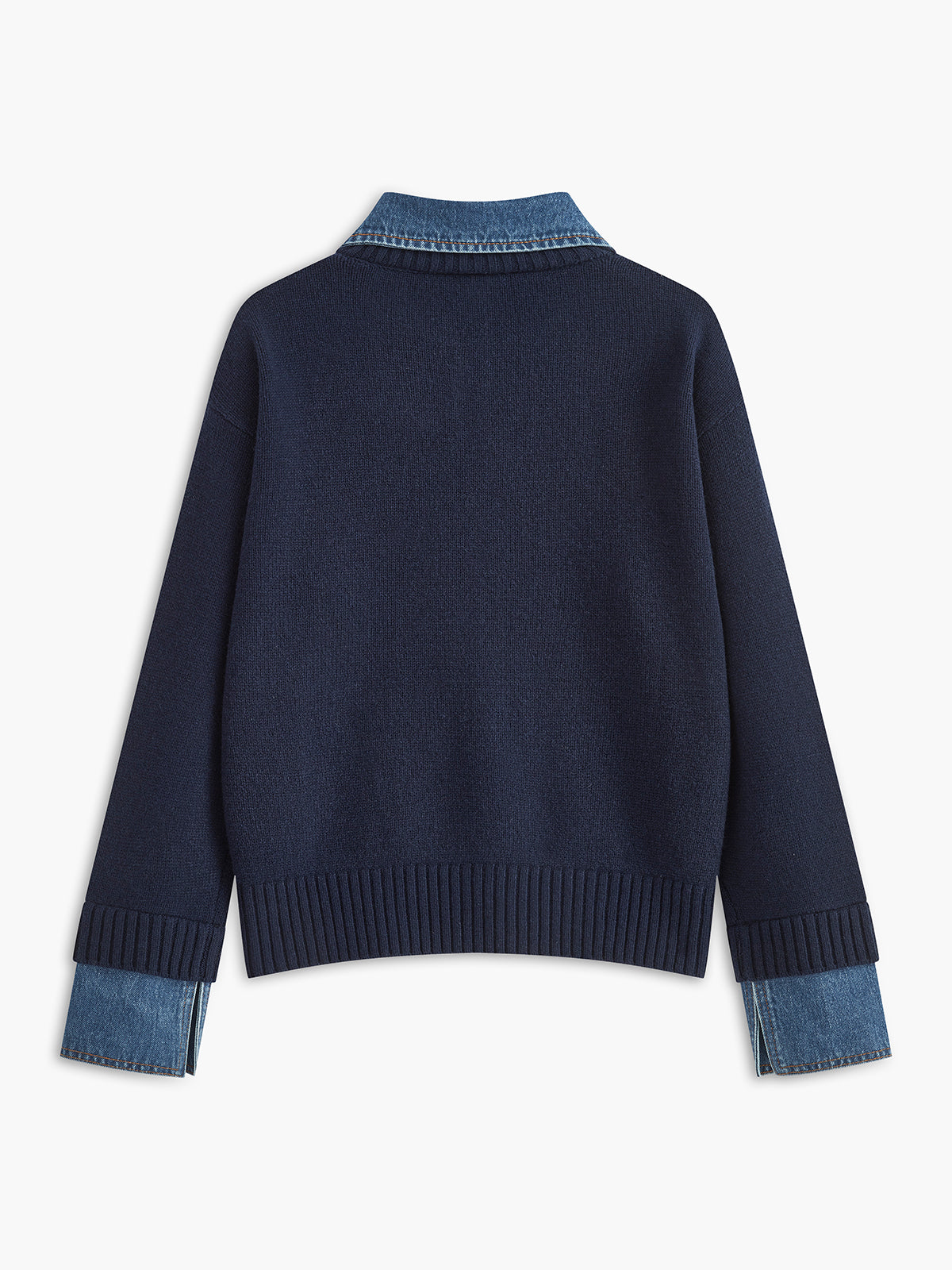 Nellie – 2-in-1 Pullover mit Revers-Detail