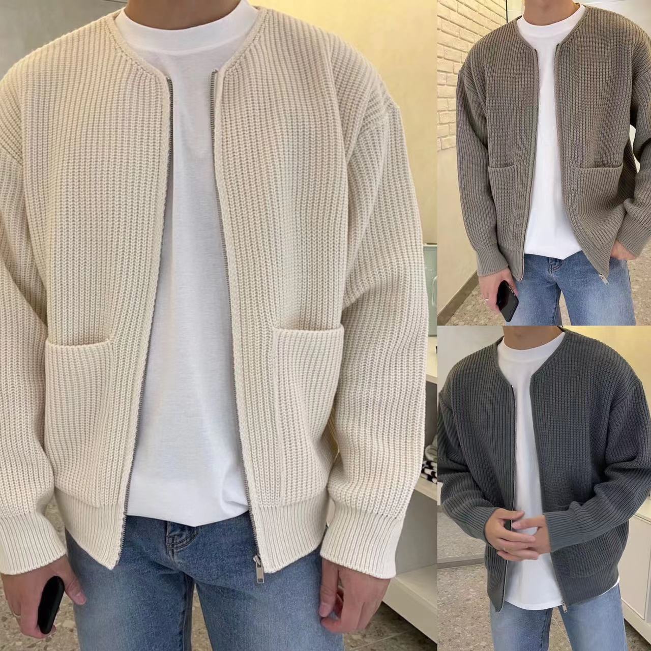 Ronan – Herrenjacke im Stricklook