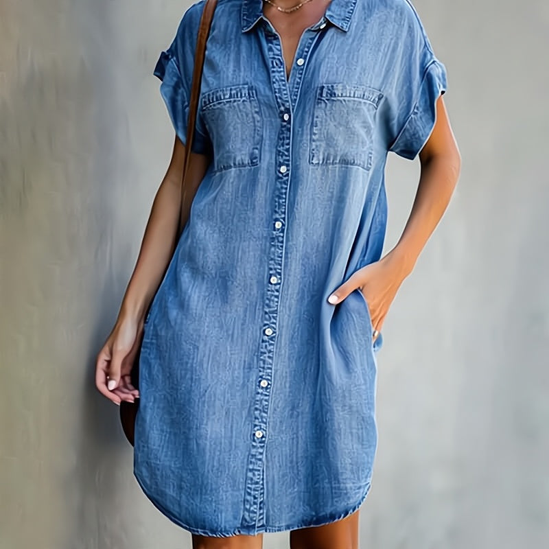 Daphné – Elegantes Denimkleid