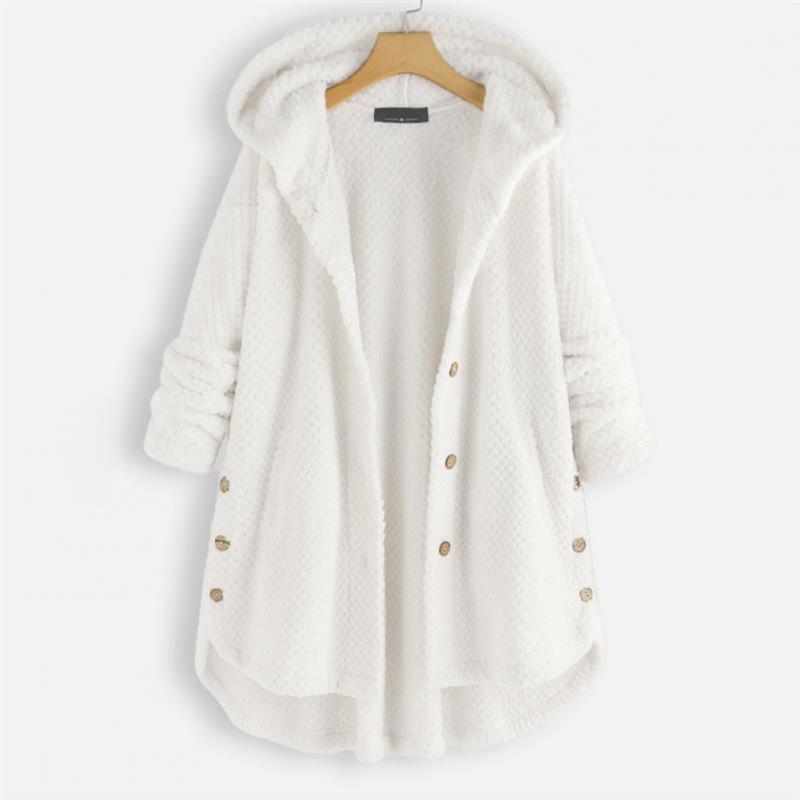 Daisy - Stylische Kapuzenjacke mit Kuschelfaktor und Knöpfen