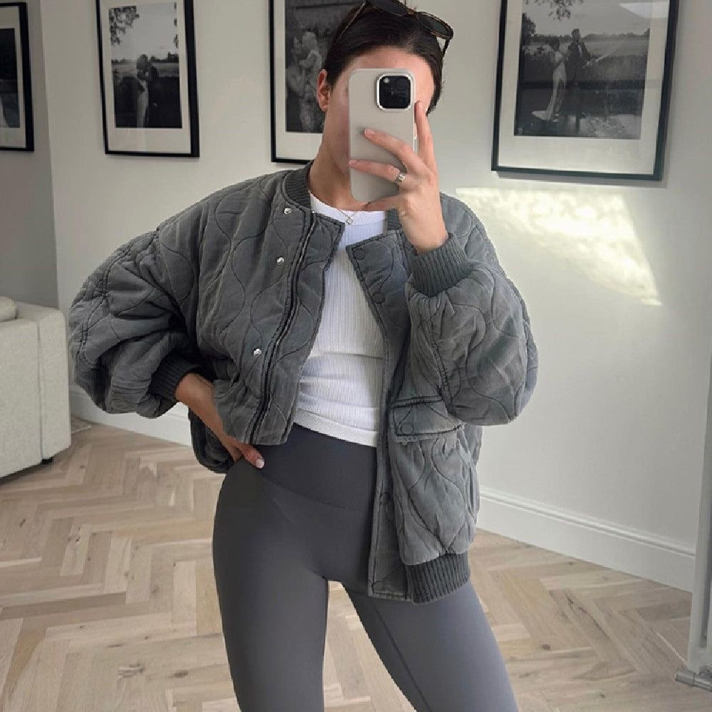 Madisyn - Kuschelige Damen-Bomberjacke