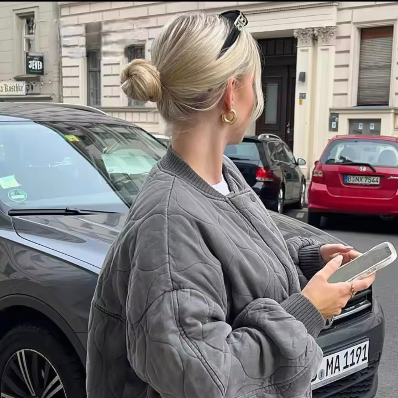 Madisyn - Kuschelige Damen-Bomberjacke