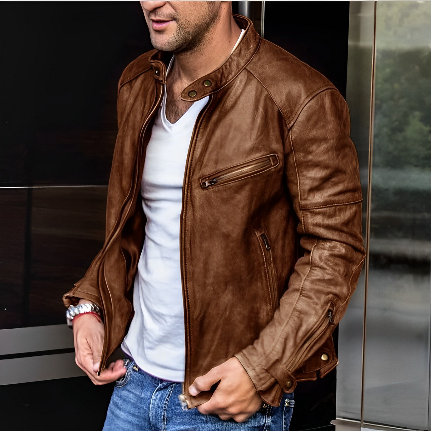 Dalton – Stilvolle Lederjacke für alle Jahreszeiten
