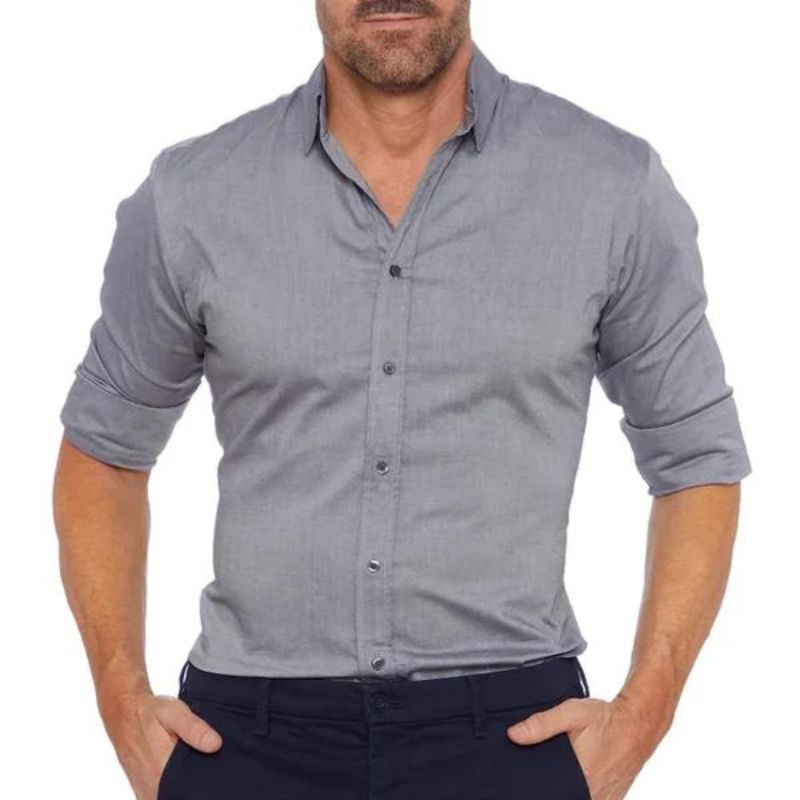 Dustin - Knitterfreies Hemd mit Zipper
