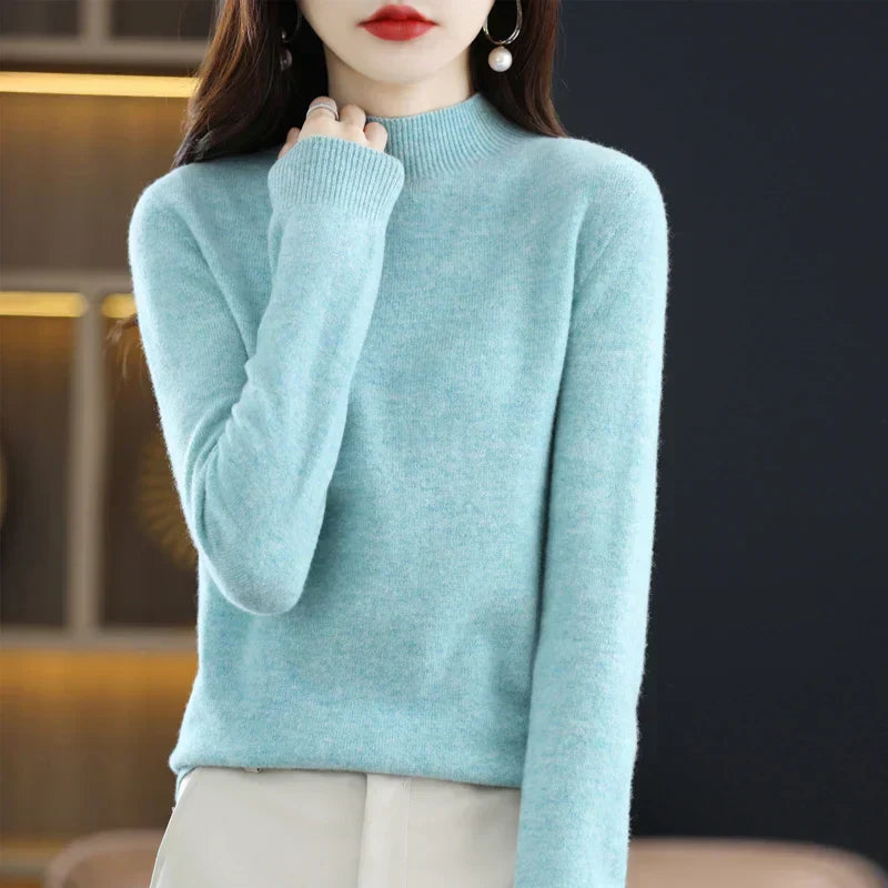 Carlotta – Stylischer Pullover mit Zopf-Muster