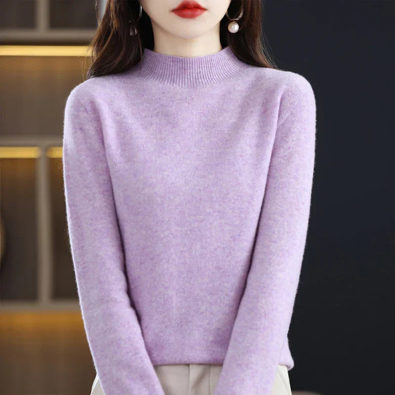 Carlotta – Stylischer Pullover mit Zopf-Muster