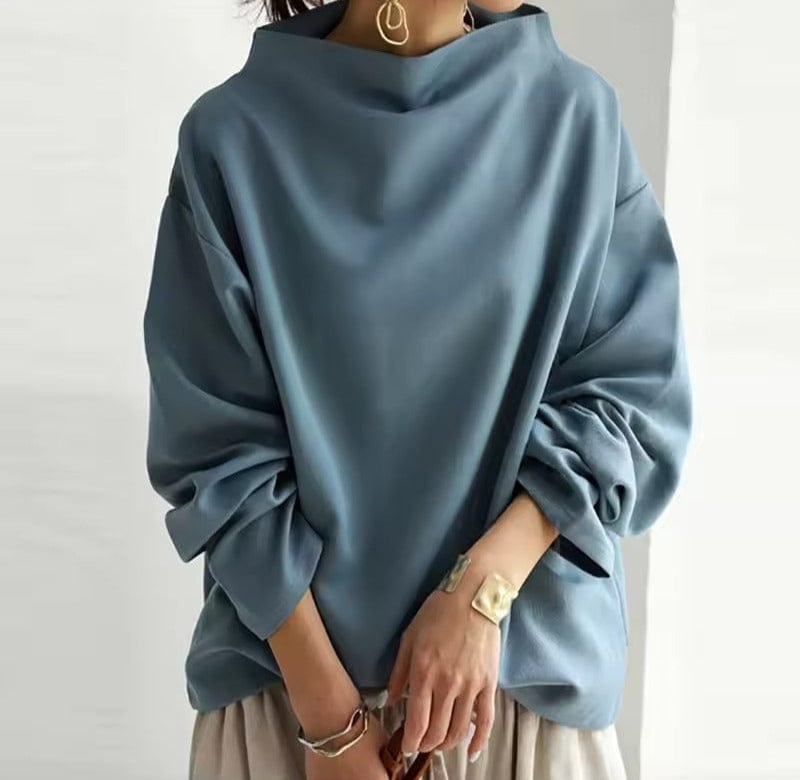 Eliana – Legere Rollkragenbluse mit eleganter Note