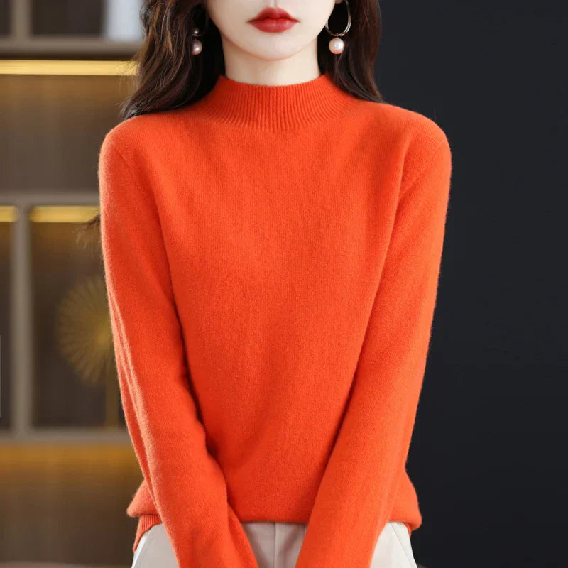 Carlotta – Stylischer Pullover mit Zopf-Muster