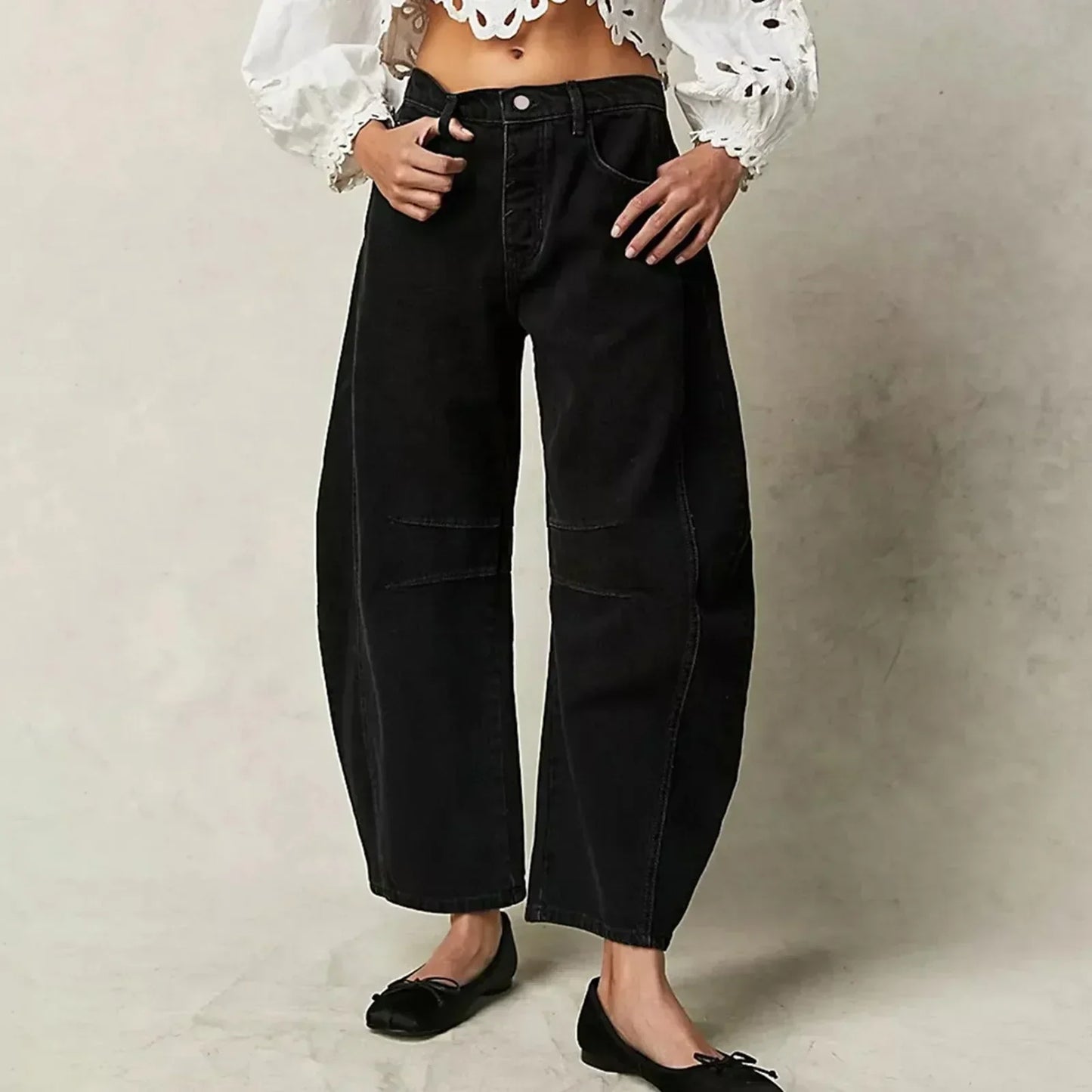 Beatrice - Bequeme Jeans mit weitem Bein