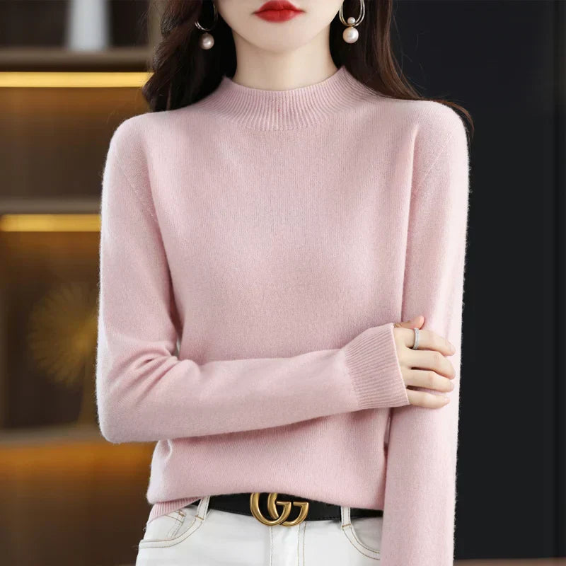 Carlotta – Stylischer Pullover mit Zopf-Muster