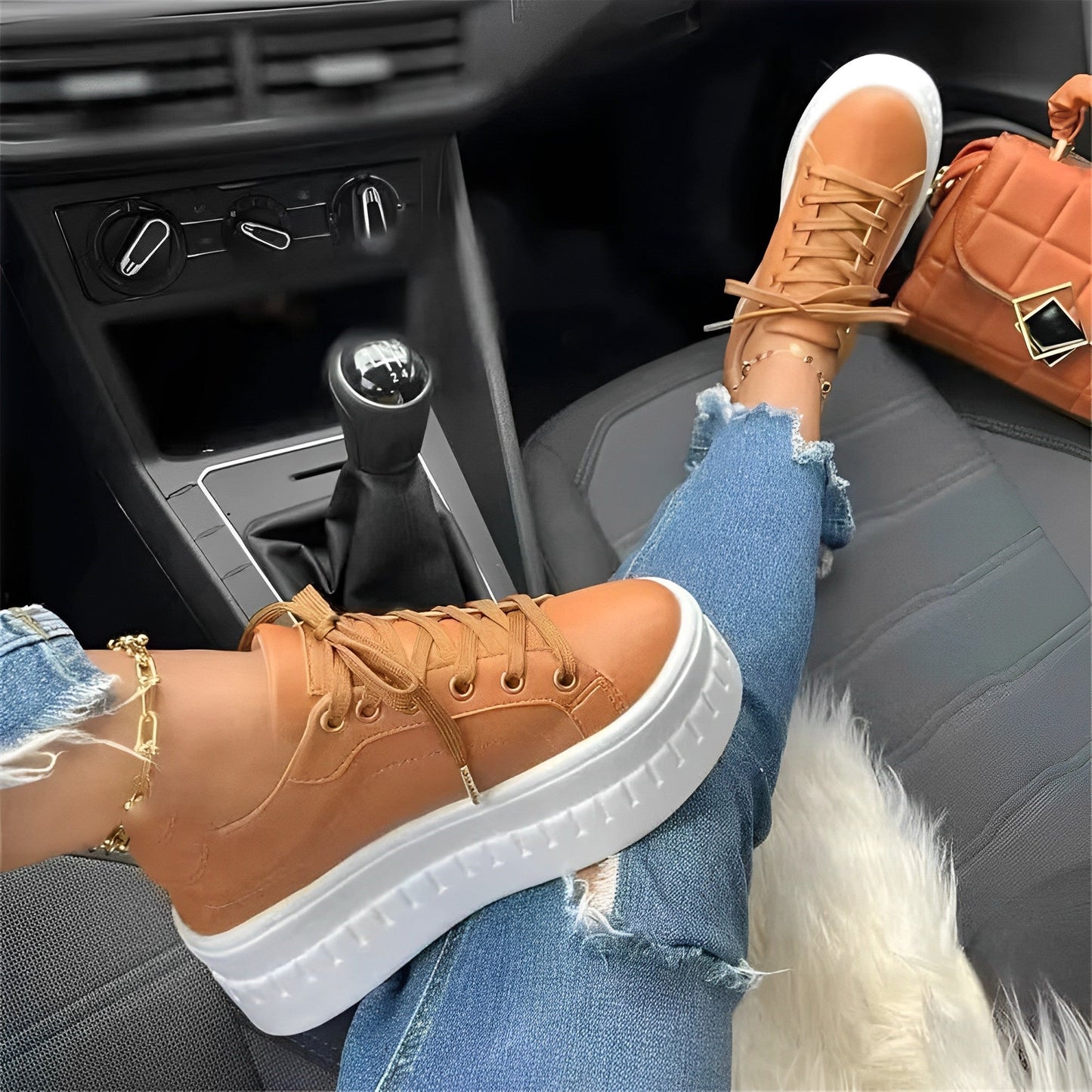 Valerie - Damen-Sneaker mit dicker Sohle