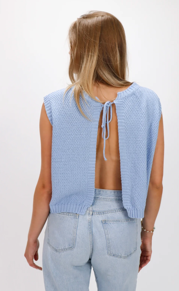 Irene – Stricktop Rückenfrei