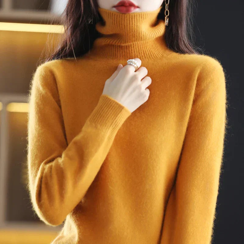 Letizia – Schicker Pullover mit hohem Kragen