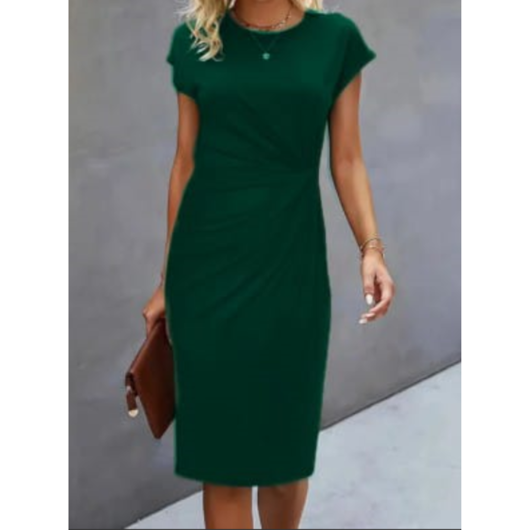 Elina – Schickes Damenkleid mit kurzen Ärmeln