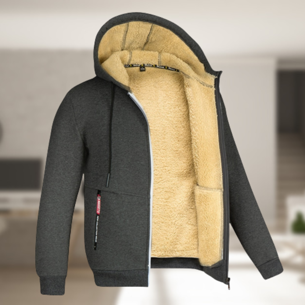 Andrew – Winterjacke mit Fleecekapuze