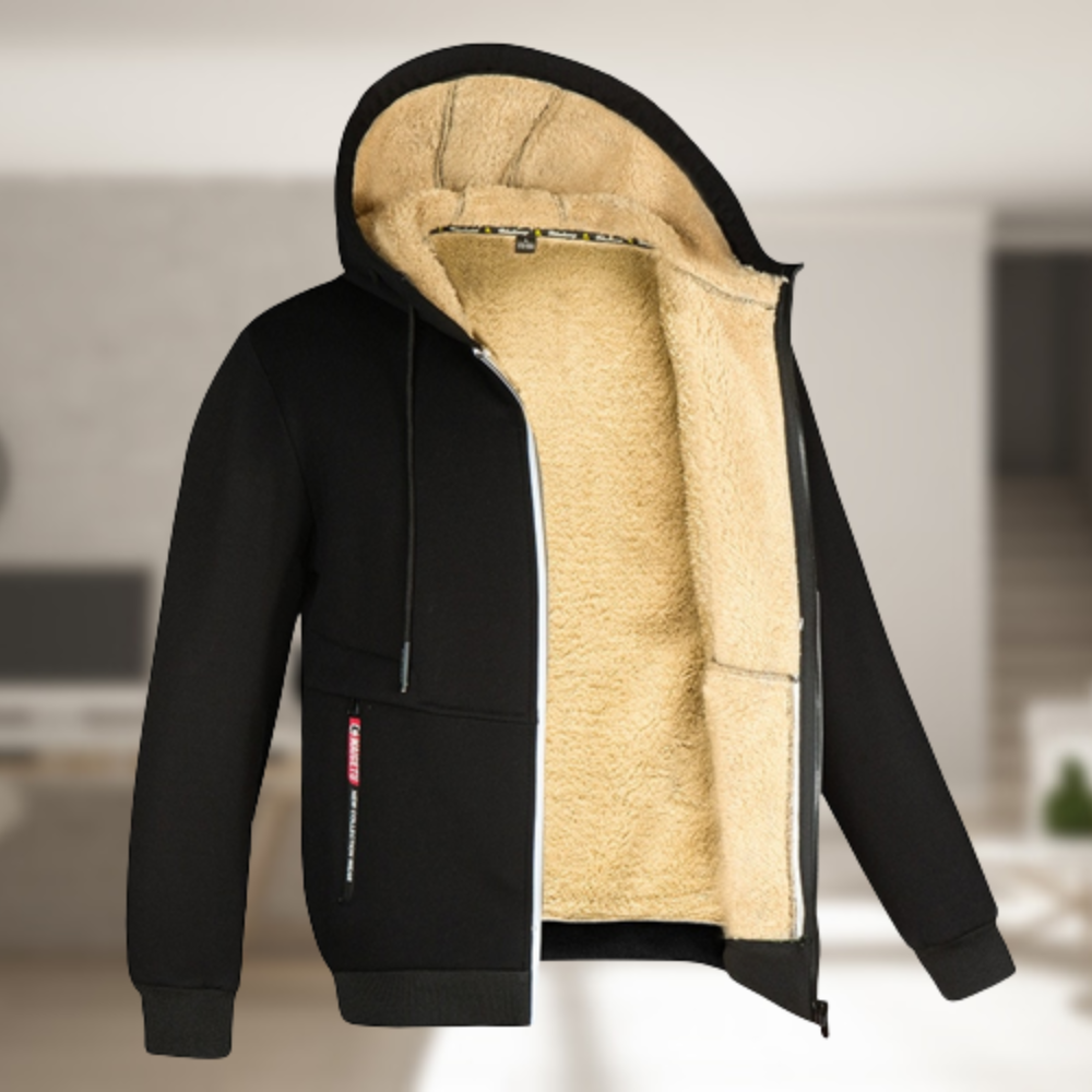 Andrew – Winterjacke mit Fleecekapuze