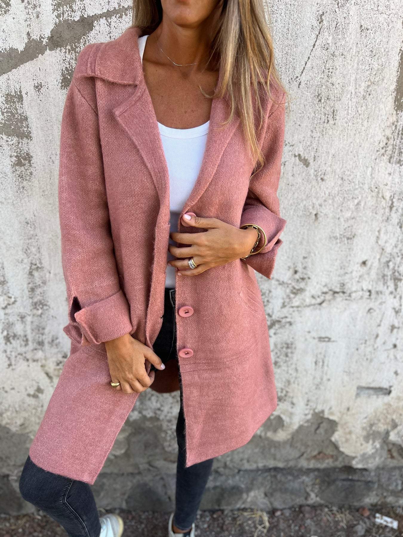 Diletta – Langer Strickmantel