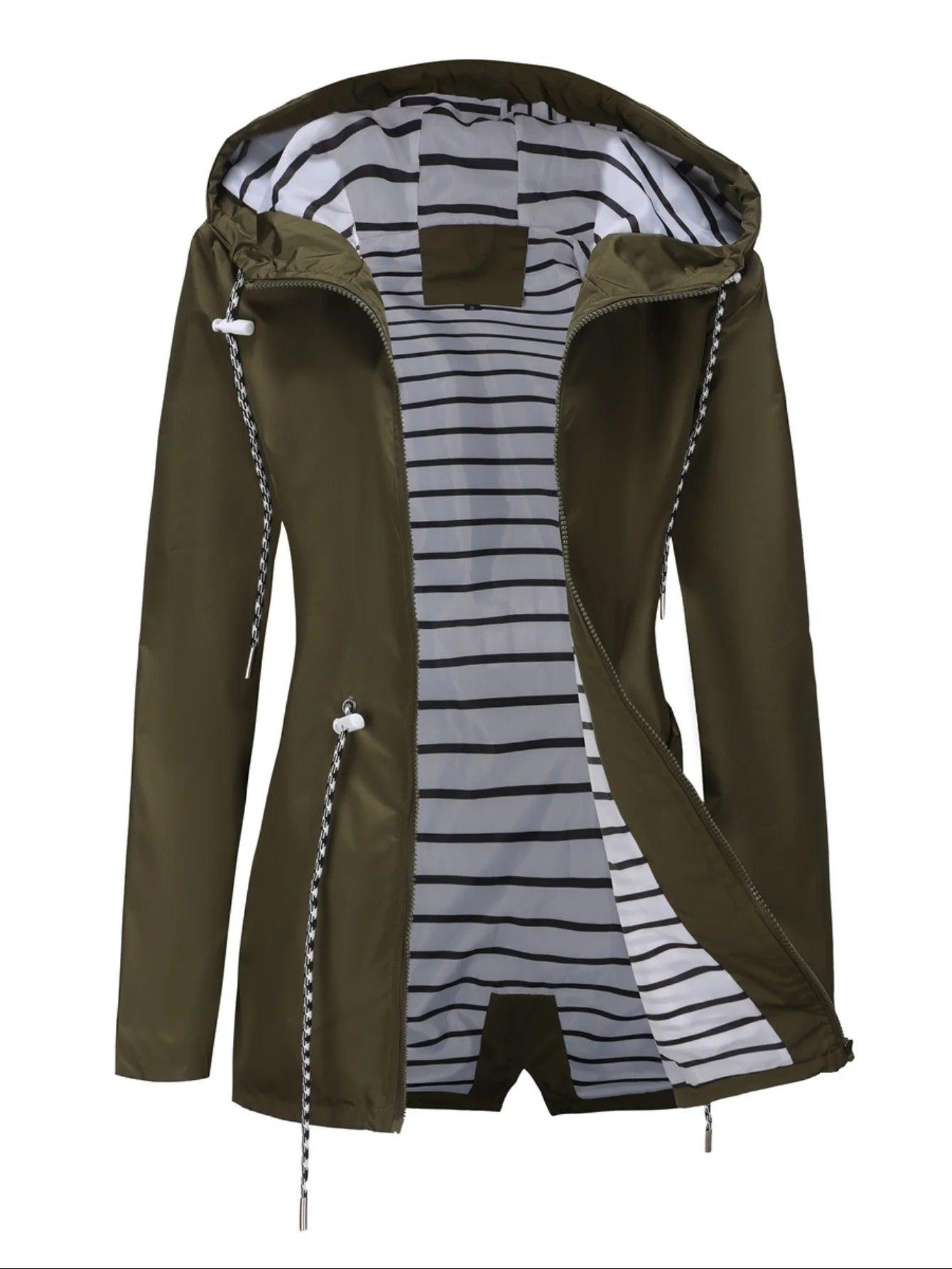 Nathalie – Lange Regenjacke
