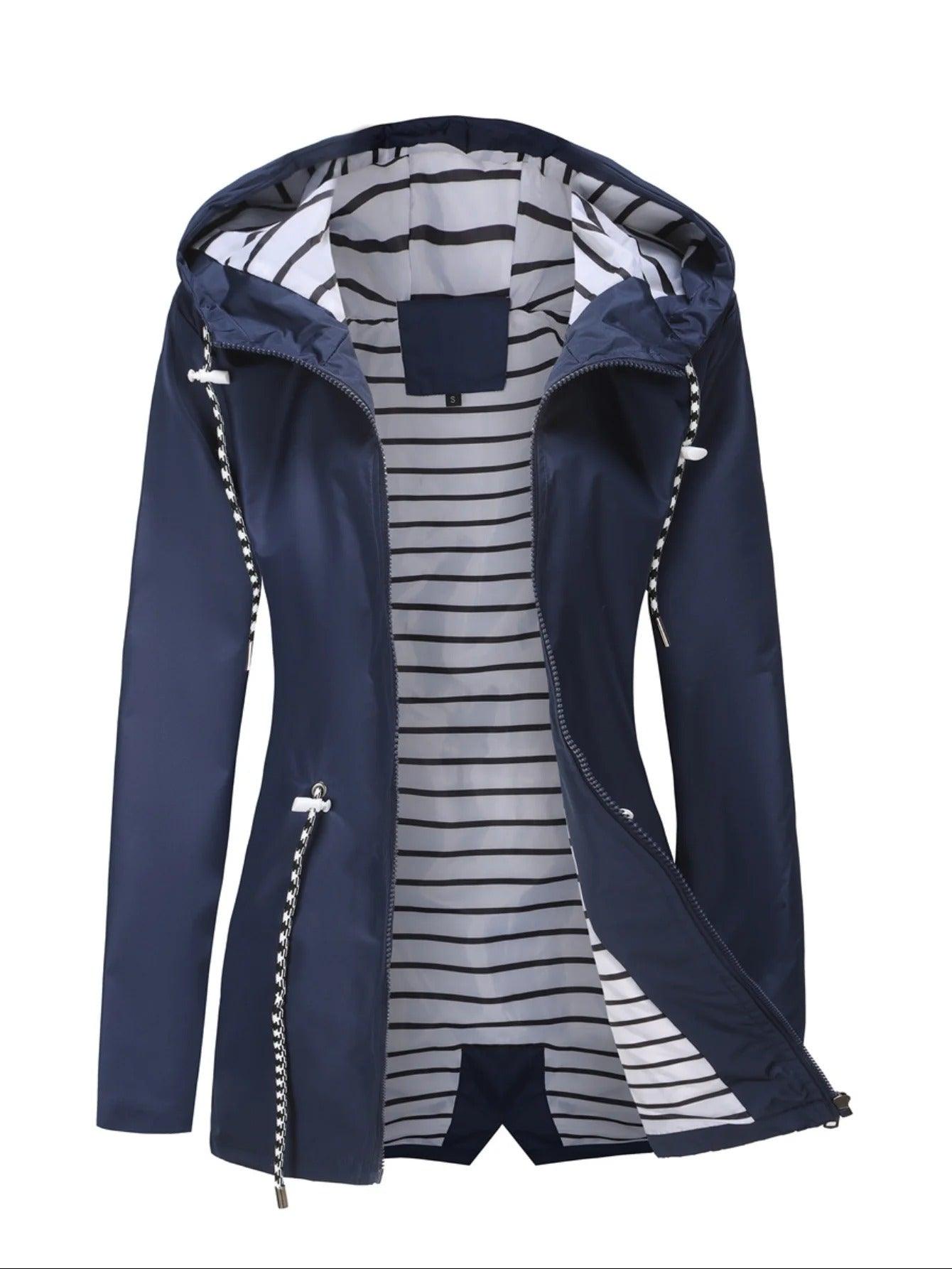 Nathalie – Lange Regenjacke
