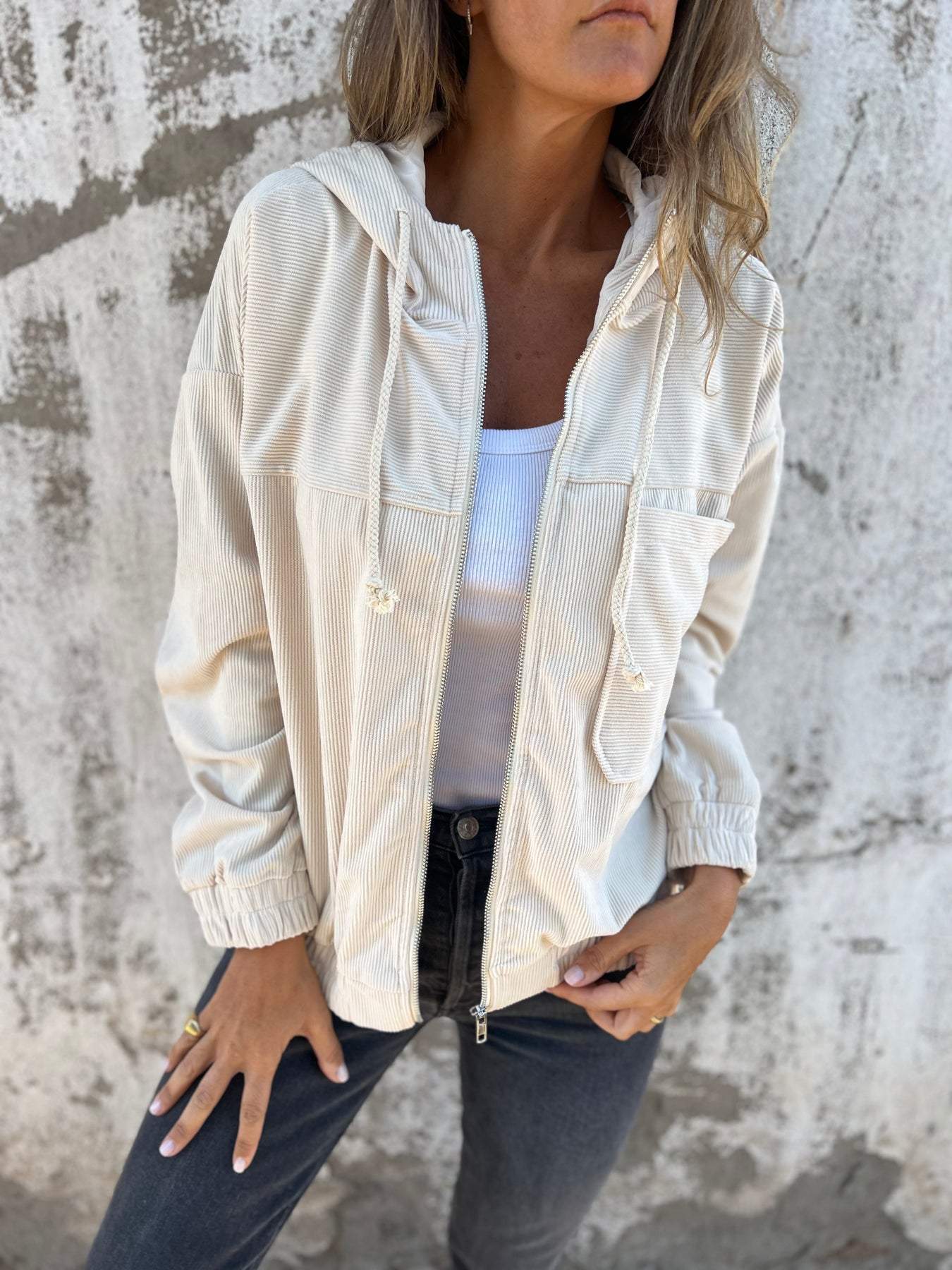 Ariellee – Freizeitjacke mit Kapuze und Zipper
