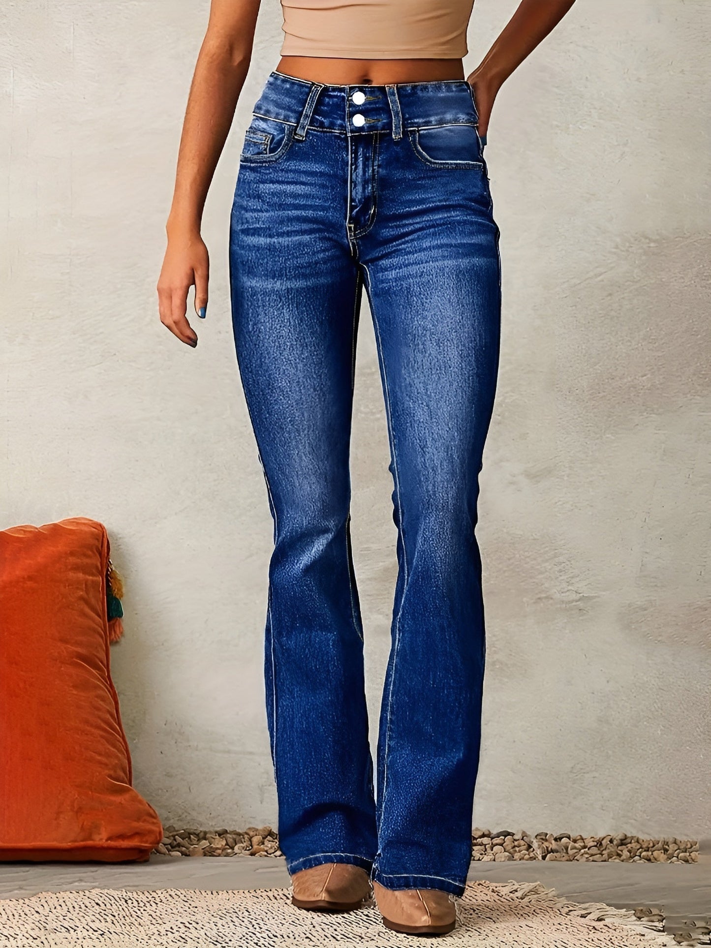 Neely - Gemütliche Damenjeans mit hohem Bund