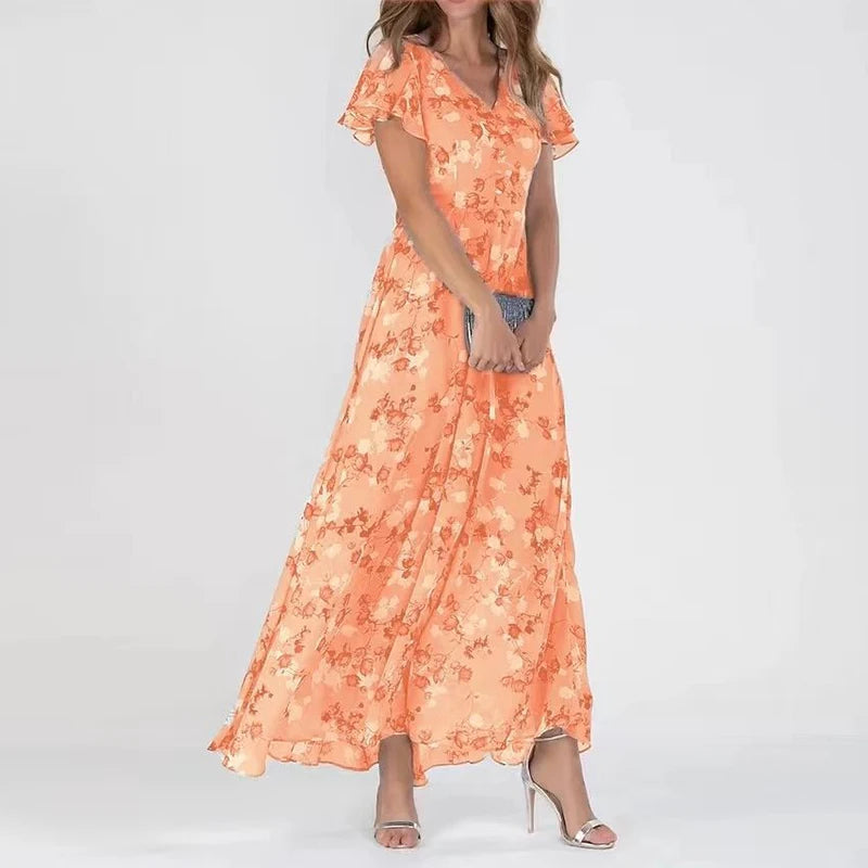 Lea – Elegantes Kleid in Midi-Länge für jeden Anlass