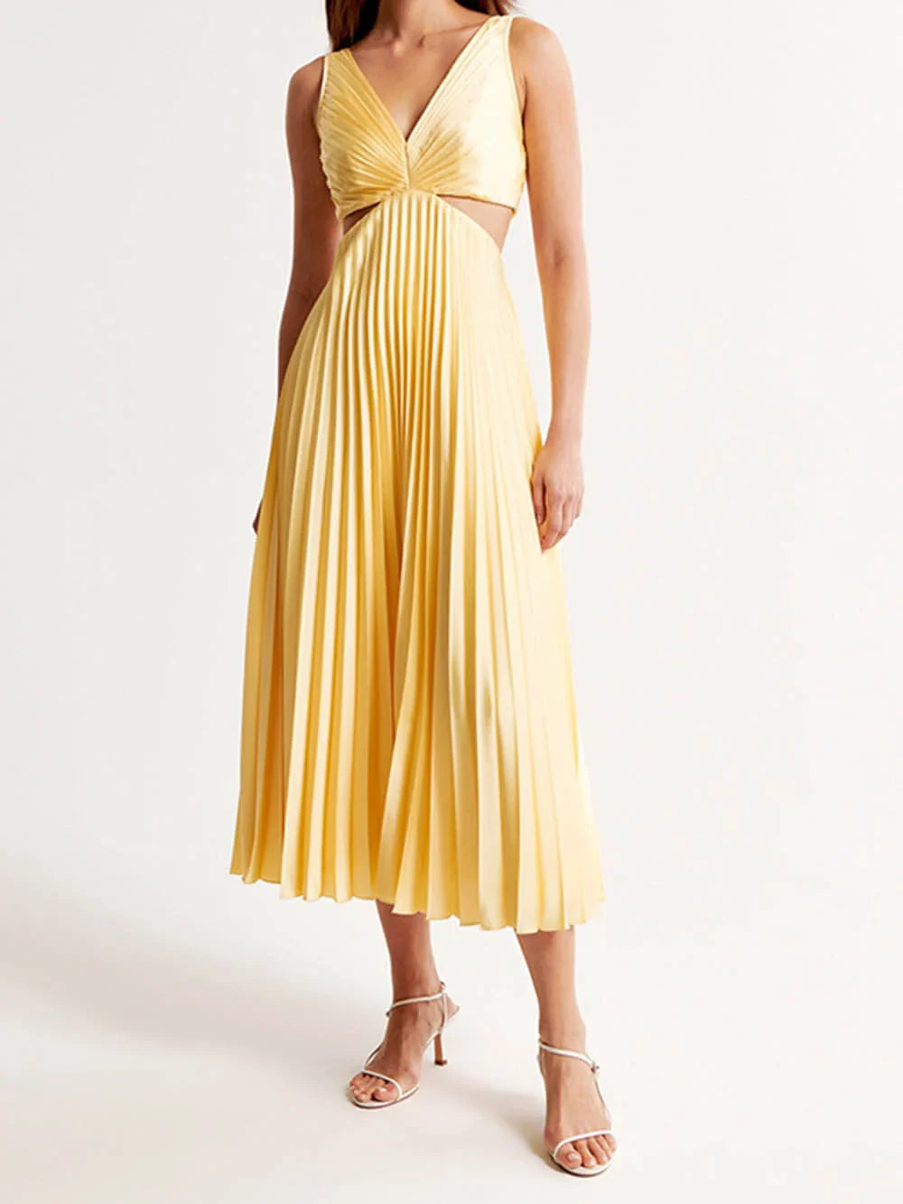 Noemi – Elegantes Abendkleid mit Falten für Damen