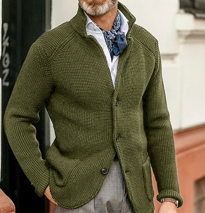 Kiki - Bequeme Kapuzen-Strickjacke