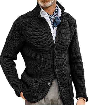 Kiki - Bequeme Kapuzen-Strickjacke
