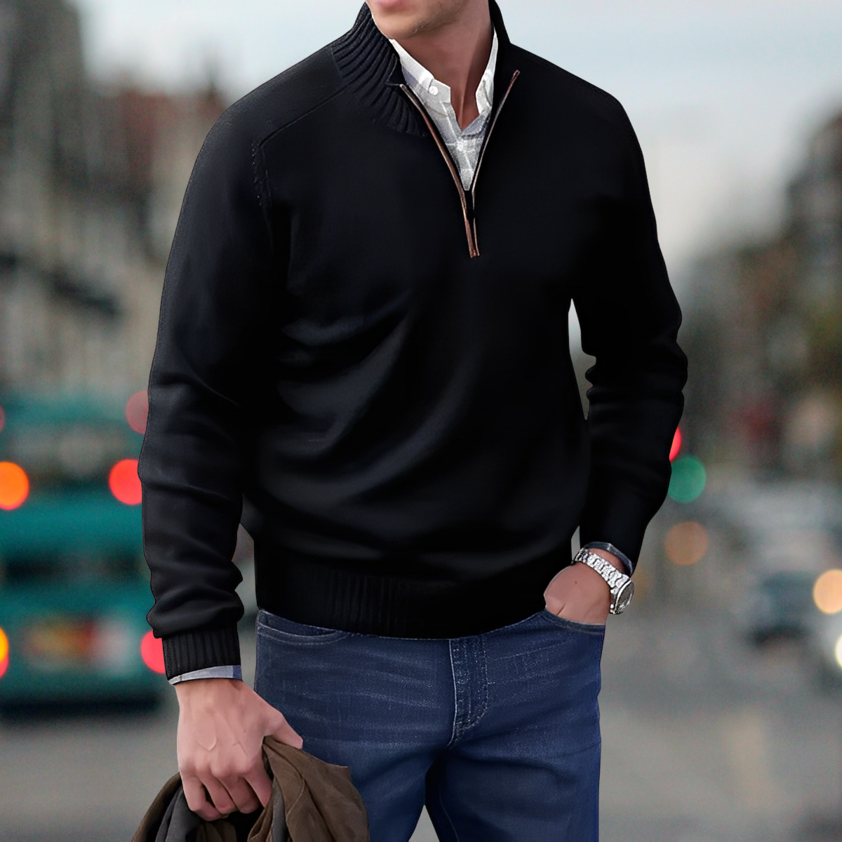 Adrian – Zipper-Pullover
