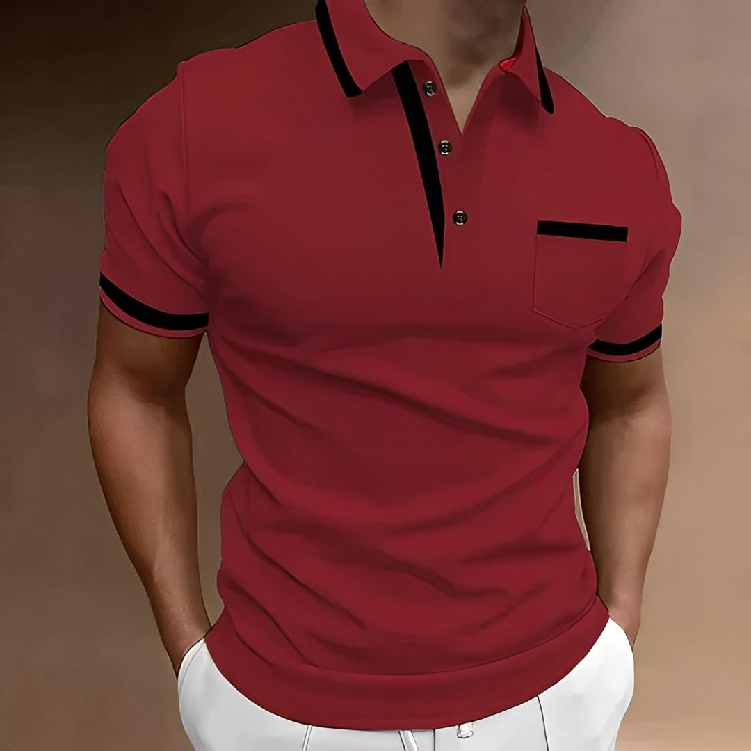 Callahan - Stilvolles Polo-Shirt mit Tasche für Männer