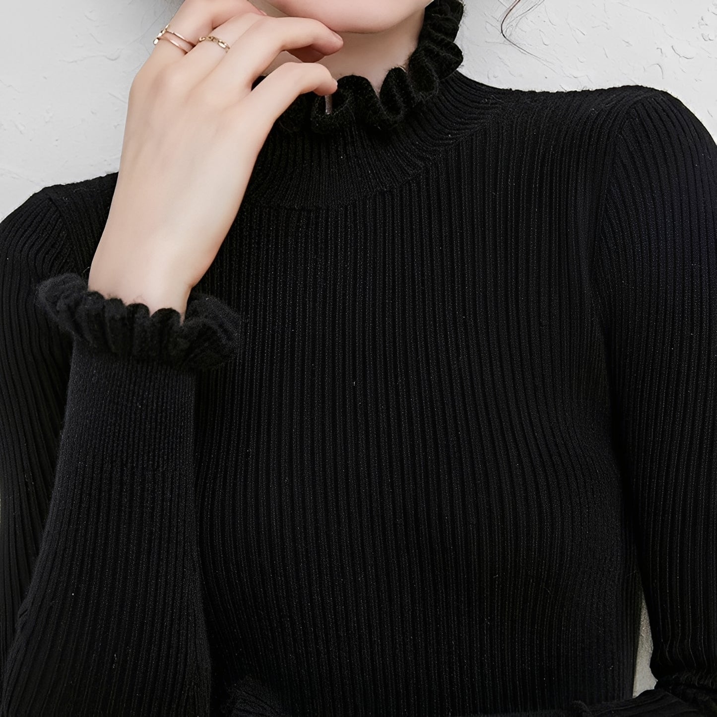 Keitha - Damen-Rollkragenpullover aus Kaschmir